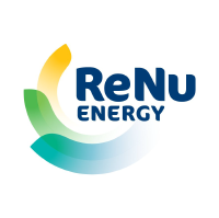 Logo of Renu Energy (RNE).
