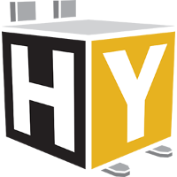 Logo of Hyster Yale (HY).
