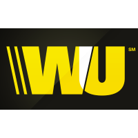 Logo of Western Union (WU).